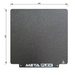 PEI Textured Build Plate, Black, Double Sided, w/ Magnetic Base - 255mm x 245mm.