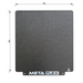 PEI Textured Build Plate, Black, Double Sided, w/ Magnetic Base - 265mm x 250mm.