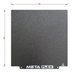 PEI Textured Build Plate, Black, Double Sided, w/ Magnetic Base - 330mm x 330mm.