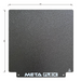 PEI Textured Build Plate, Black, Double Sided, w/ Magnetic Base - 377mm x 370mm.