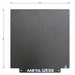 PEI Textured Build Plate, Black, Double Sided, w/ Magnetic Base - 410mm x 410mm.