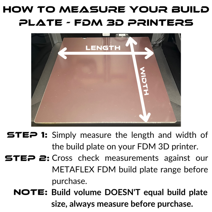 PEI Flexible Build Plates, Textured 255x245mm | METAFLEX