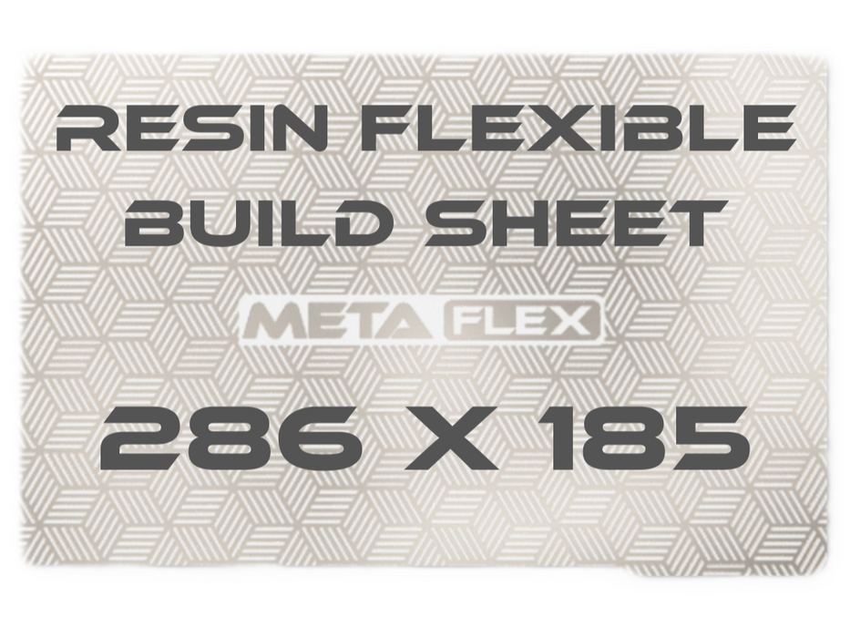 Flexible Steel Plate for Resin Printer w/ Magnetic Base - 286mm x 165mm.